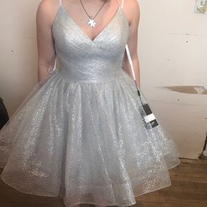 Prom dress with matching shoes